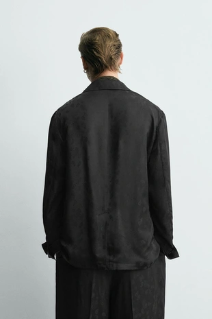 Струящийся костюмный блейзер из жаккарда пейсли - LIMITED EDITION- Заказать в России