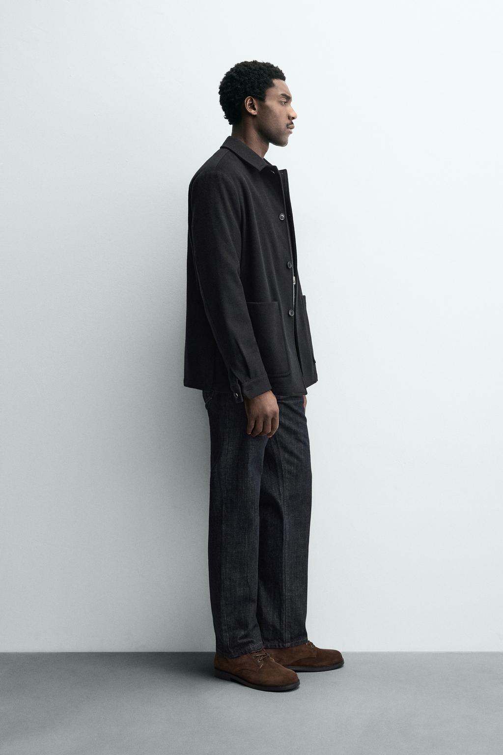 БЛЕЙЗЕР RELAXED FIT ИЗ СМЕСОВОЙ ШЕРСТИ