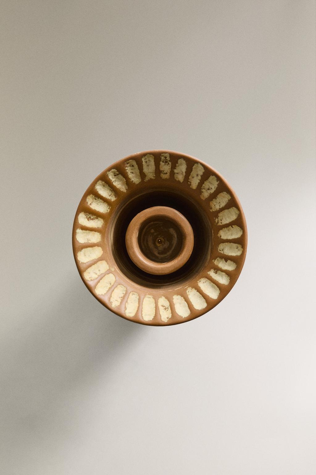 Керамический подсвечник