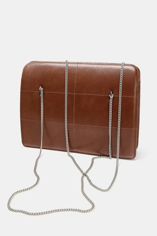 Кожаная сумка с плечевым ремнем- Заказать в России