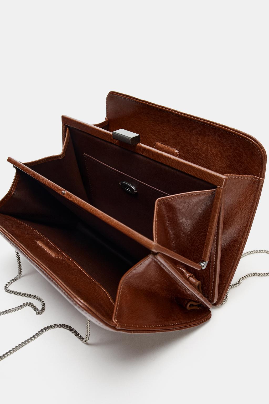 КОЖАНАЯ СУМКА С ПЛЕЧЕВЫМ РЕМНЕМ