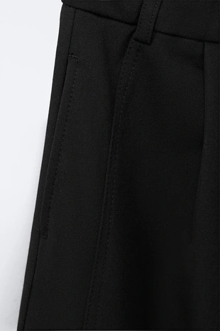 Брюки BARREL с защипами- Заказать в России