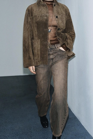 Джинсы ZW COLLECTION BARREL со средней посадкой- Заказать в России