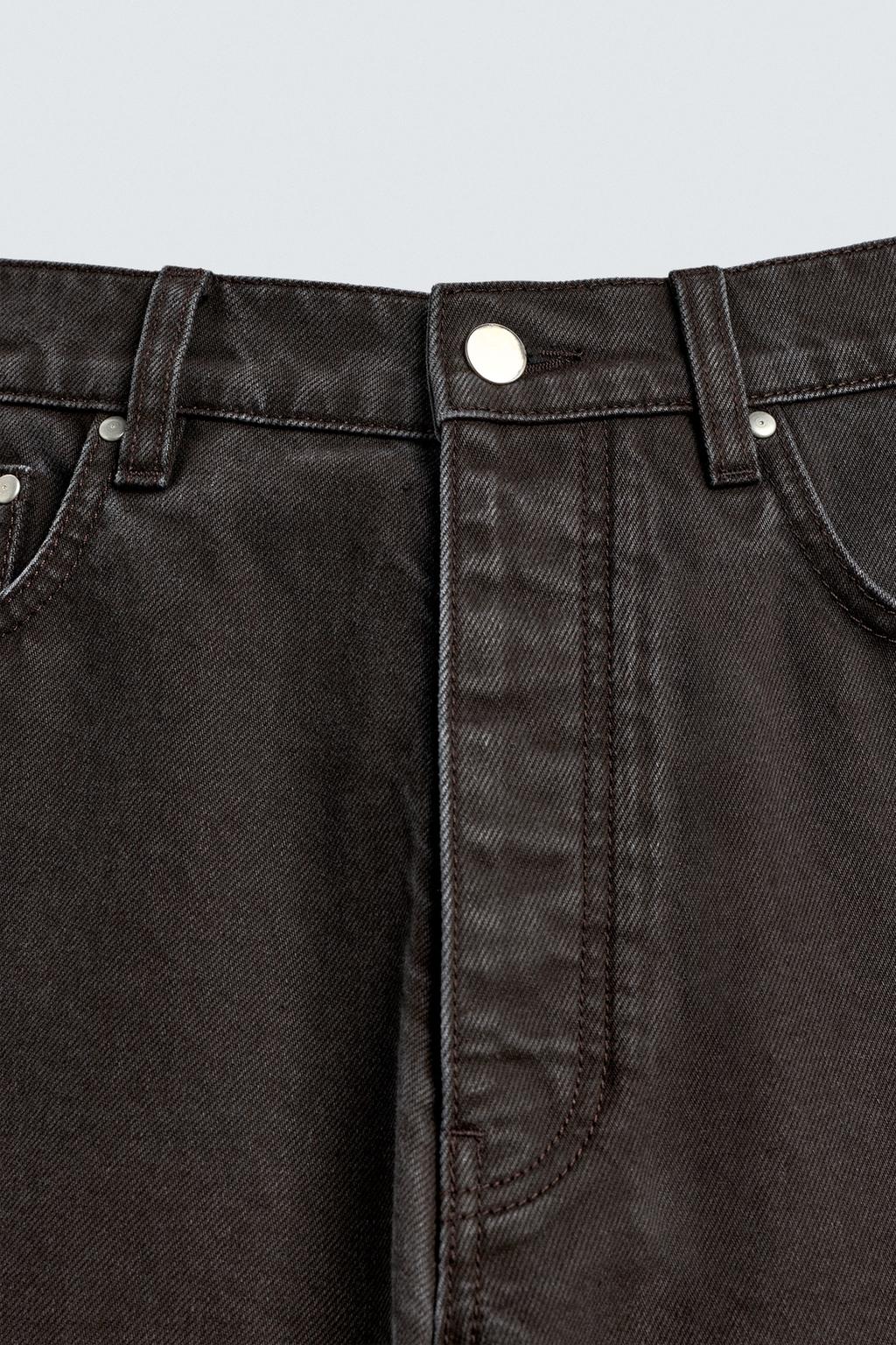 ДЖИНСЫ FLARED С ВОЩЕНЫМ ПОКРЫТИЕМ