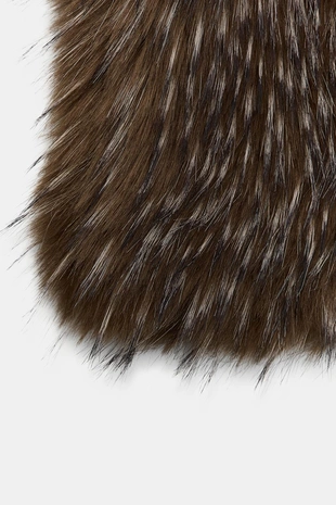 Шарф из искусственного меха с меланжевым эффектом- Заказать в России