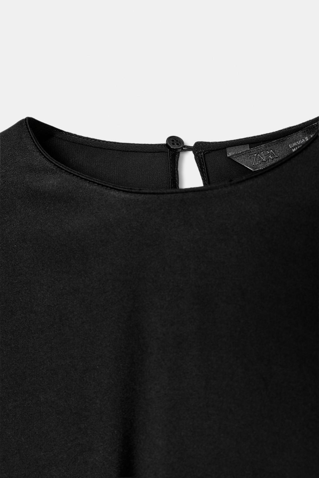 АСИММЕТРИЧНАЯ БЛУЗА С КРУЖЕВОМ — ZW COLLECTION LIMITED EDITION