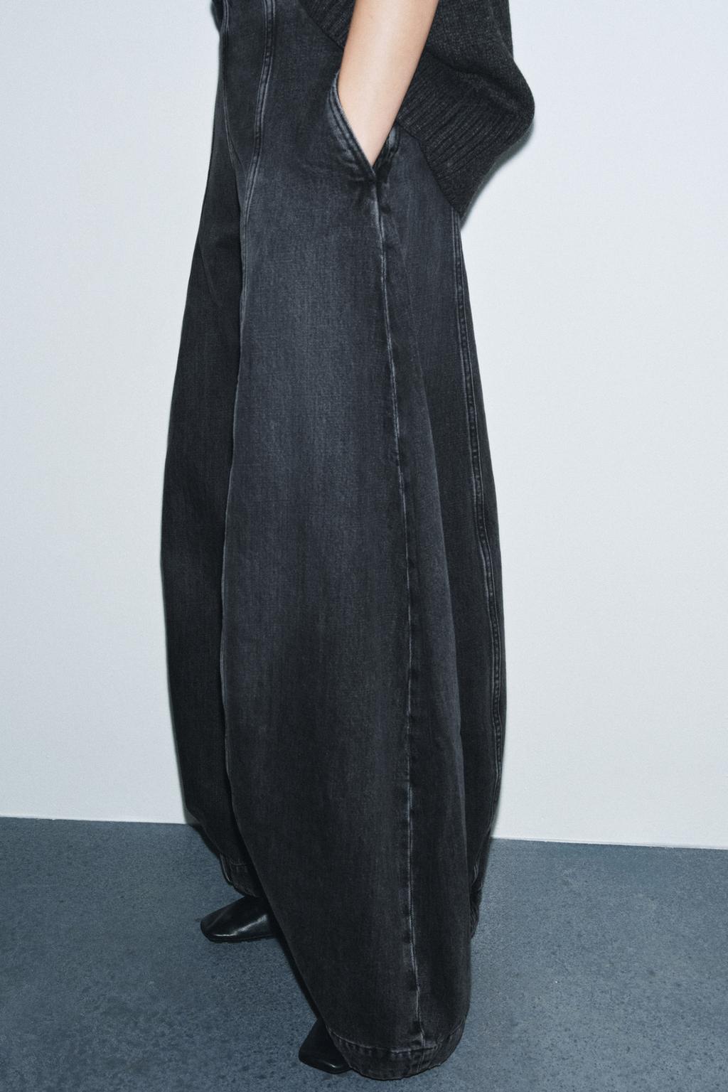 ДЖИНСЫ BALLOON С ВЫСОКОЙ ПОСАДКОЙ — ZW COLLECTION