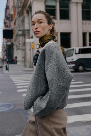 Grey | 9598/254/802 - Zara Двусторонний кардиган