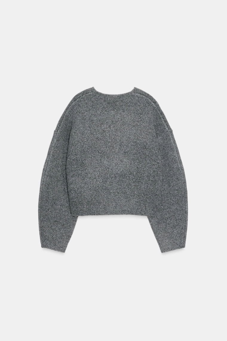 Кардиган из двух слоев