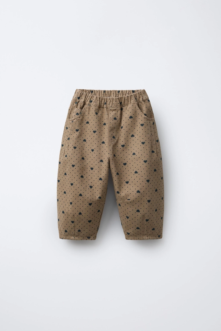 Брюки-шары с сердцами