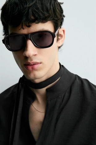 Поло из струящейся ткани- Заказать в России