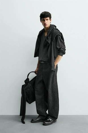 Рубашка струящегося покроя из рельефной ткани- Заказать в России