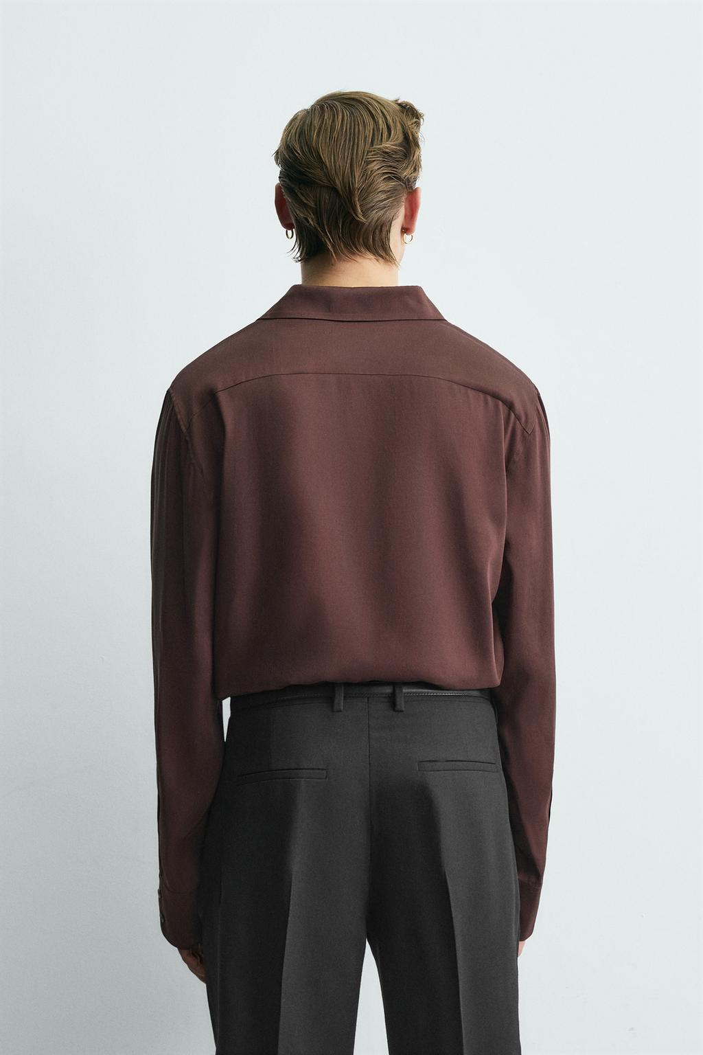 РУБАШКА RELAXED FIT ИЗ 100% ШЕЛКА LIMITED EDITION