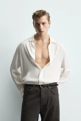 Рубашка из купро-вискозы LIMITED EDITION- Заказать в России