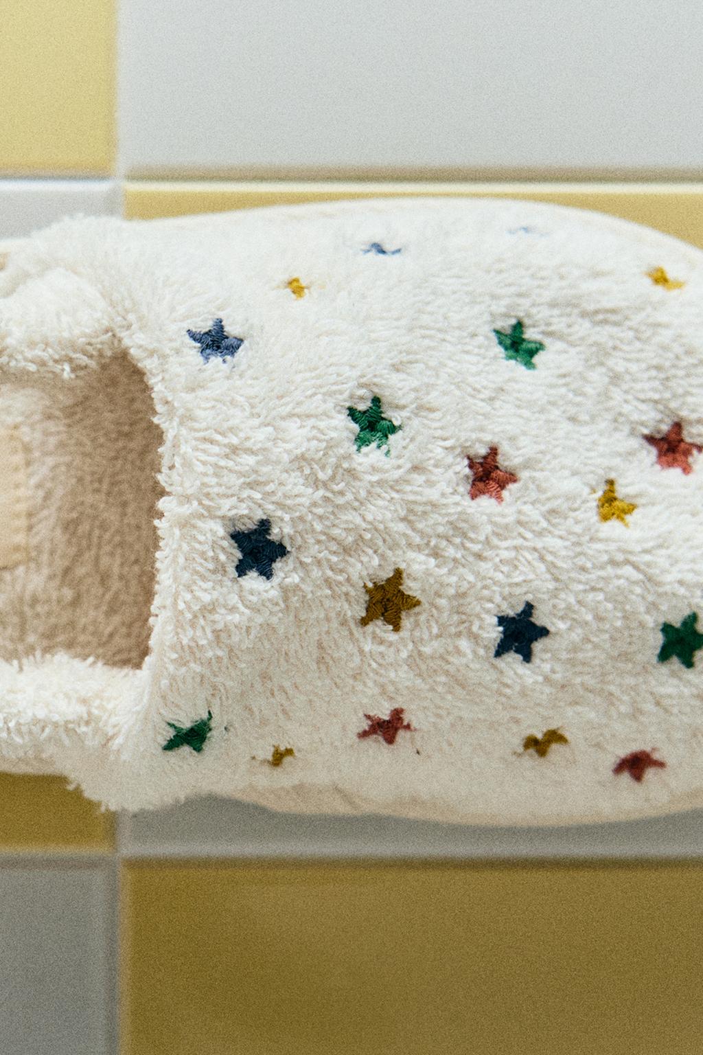 Тапочки для ванной со звездным узором из махрового хлопка