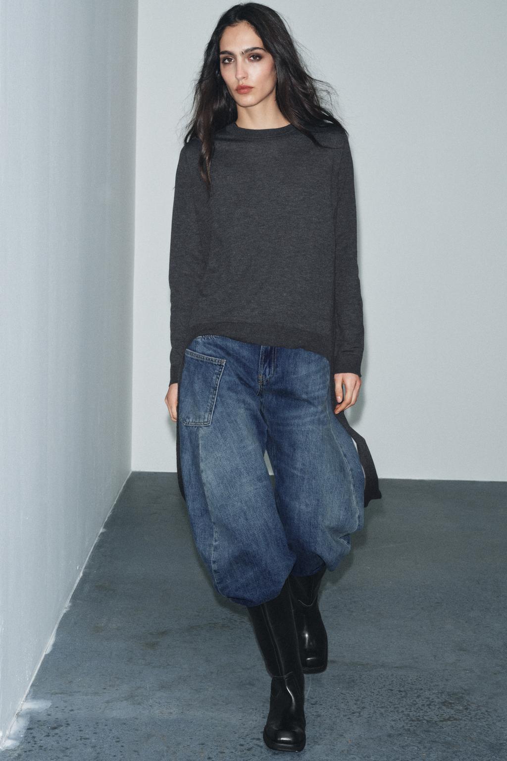 ДЖЕМПЕР С БОКОВЫМИ ЛАМПАСАМИ