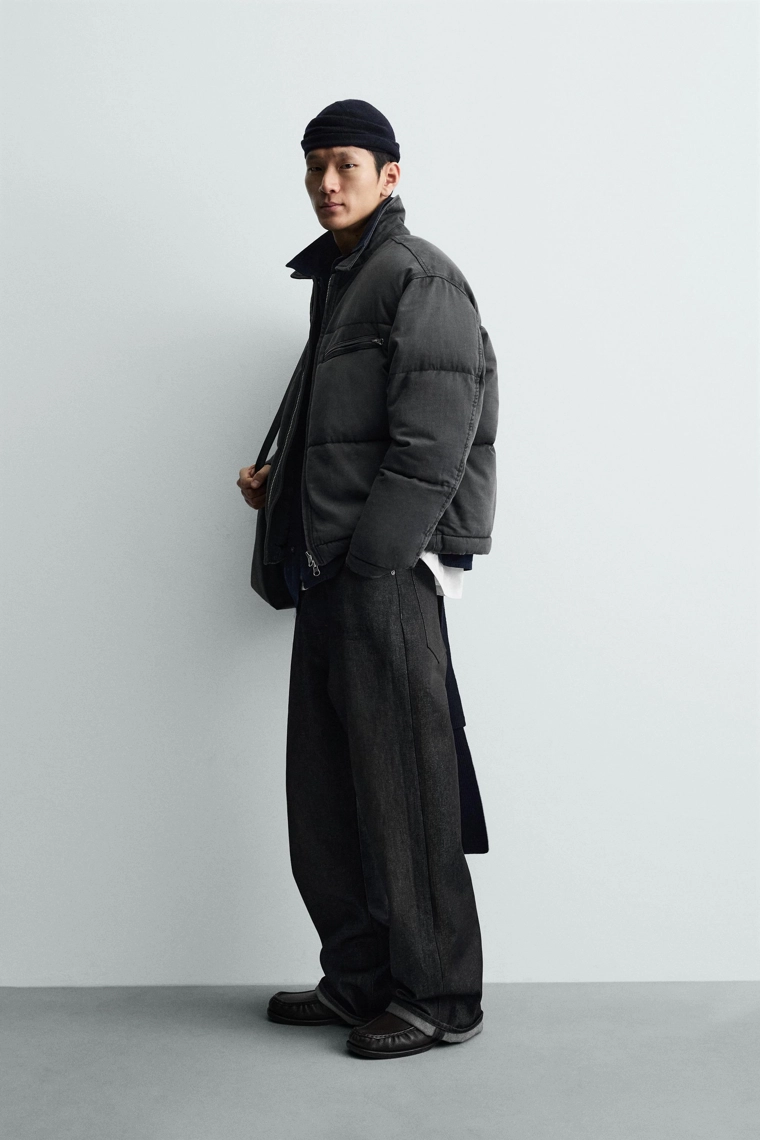 Джинсовая куртка с лоскутным стежком