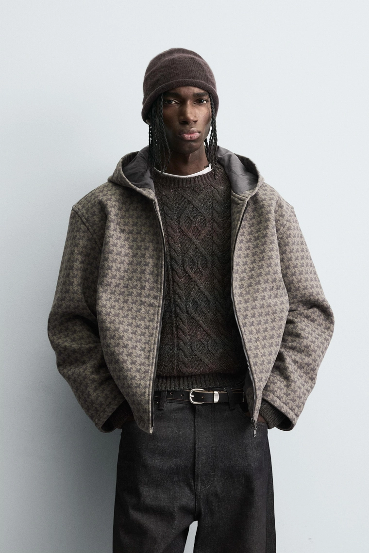 Куртка-худи с принтом лошадей