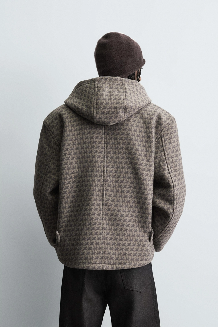 Куртка-худи с принтом лошадей