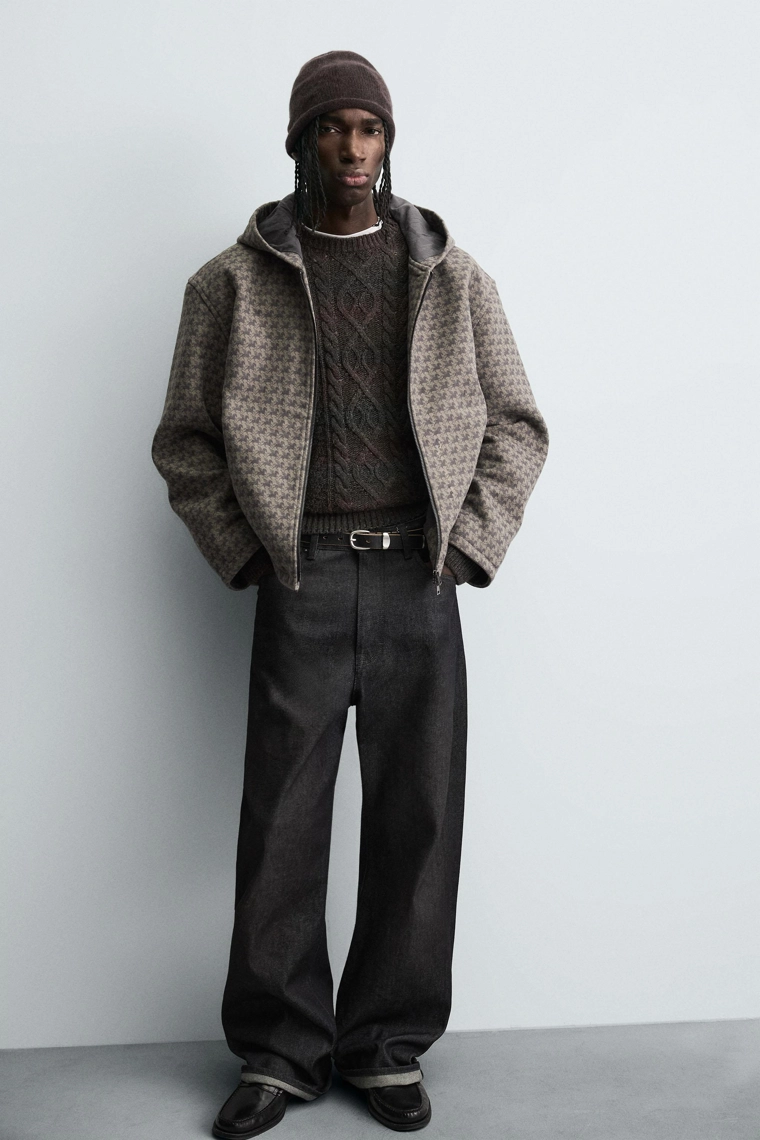 Куртка-худи с принтом лошадей