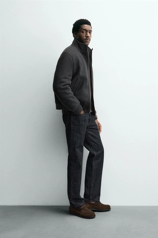 Комбинированный бомбер- Заказать в России