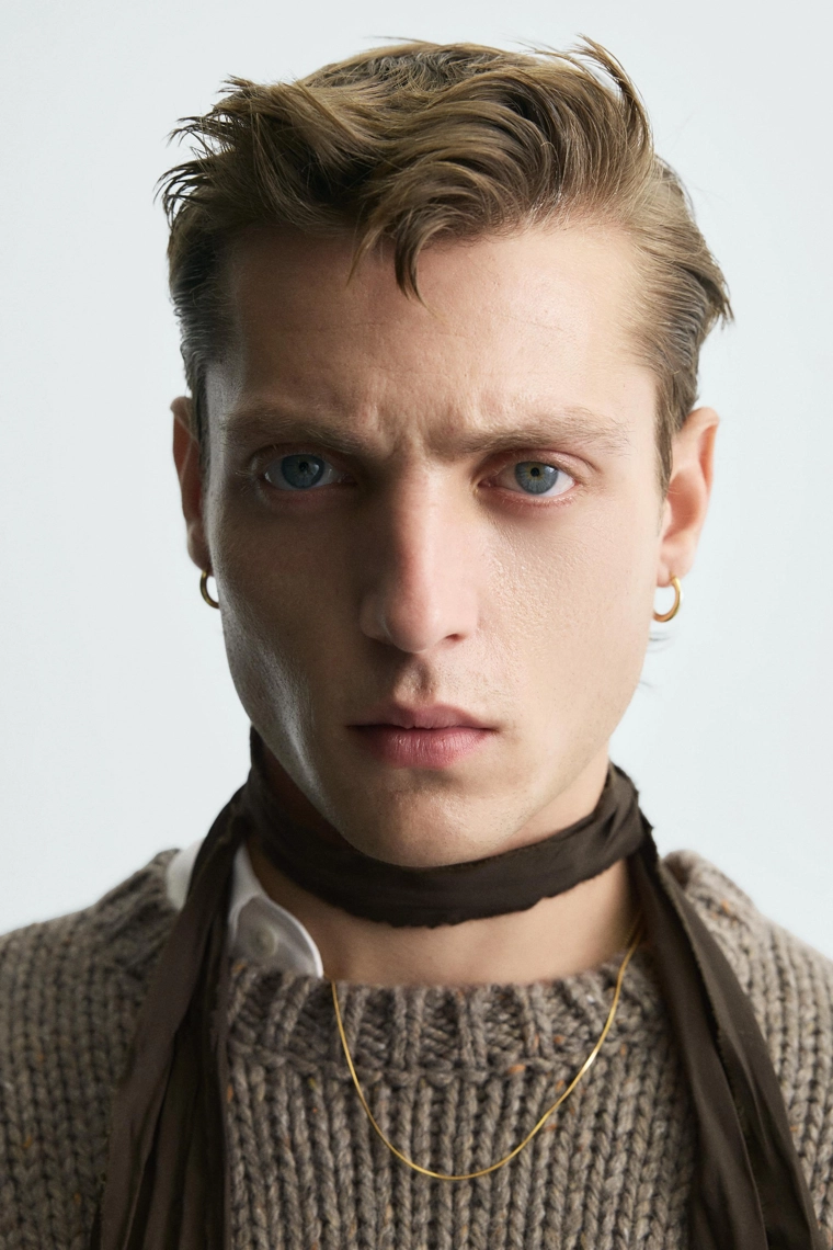 Свитер из структурной шерсти