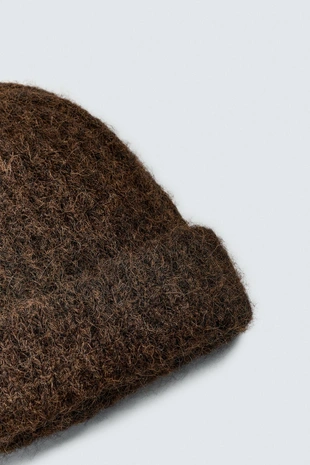 Шапка бини из смесовой шерсти- Заказать в России