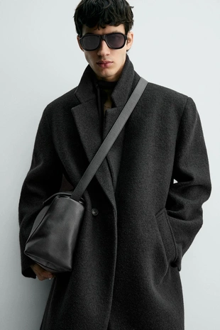 Пальто из шерсти букле- Заказать в России