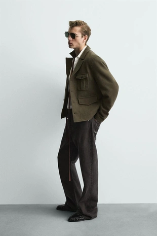 Куртка из 100% шерсти с карманами — LIMITED EDITION- Заказать в России