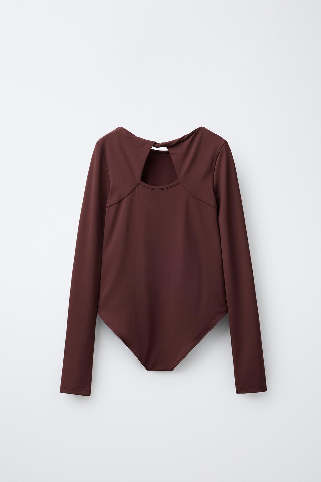 БОДИ ИЗ ПОЛИАМИДА С ВЫРЕЗАМИ