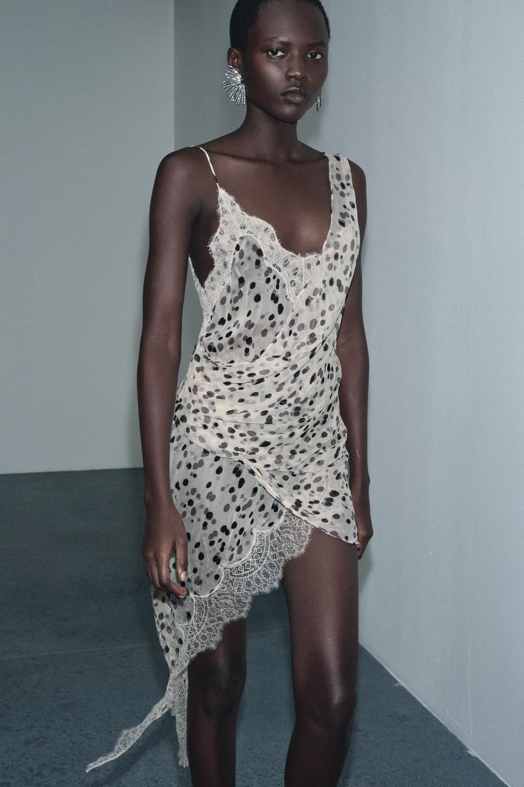 ТОП В БЕЛЬЕВОМ СТИЛЕ В ГОРОШЕК — ZW COLLECTION