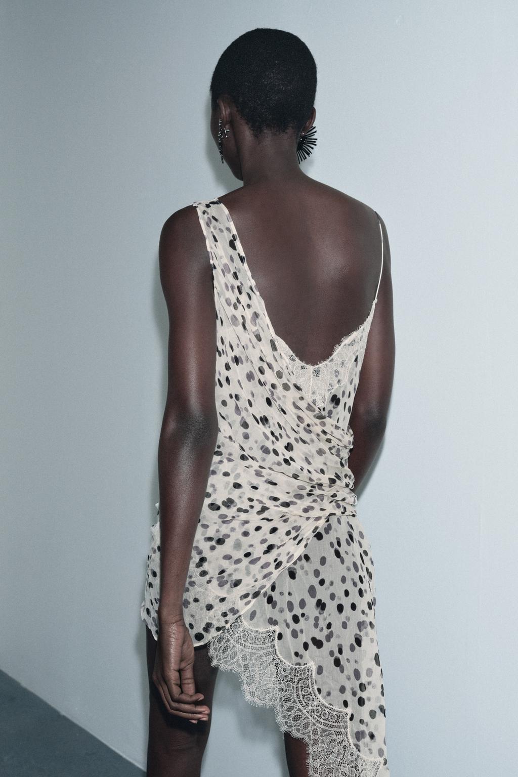 ТОП В БЕЛЬЕВОМ СТИЛЕ В ГОРОШЕК — ZW COLLECTION