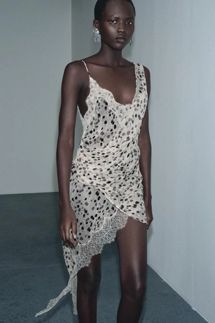 Купить Zara Топ в бельевом стиле в горошек — ZW COLLECTION