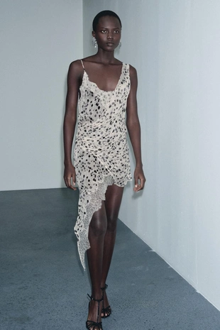 Топ в бельевом стиле в горошек — ZW COLLECTION- Заказать в России