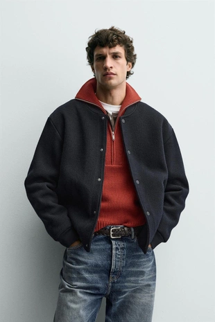 Бомбер в рубчик- Заказать в России