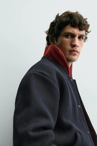 Бомбер в рубчик- Заказать в России