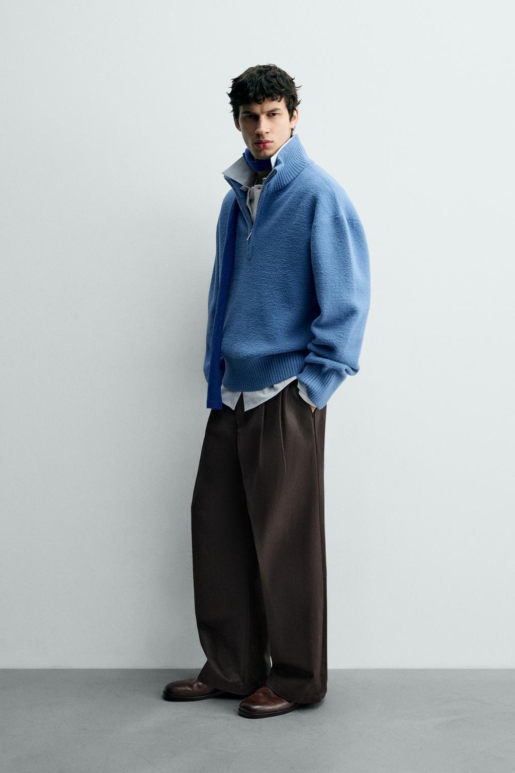 ДЖЕМПЕР СВОБОДНОГО КРОЯ С ТЕКСТУРОЙ