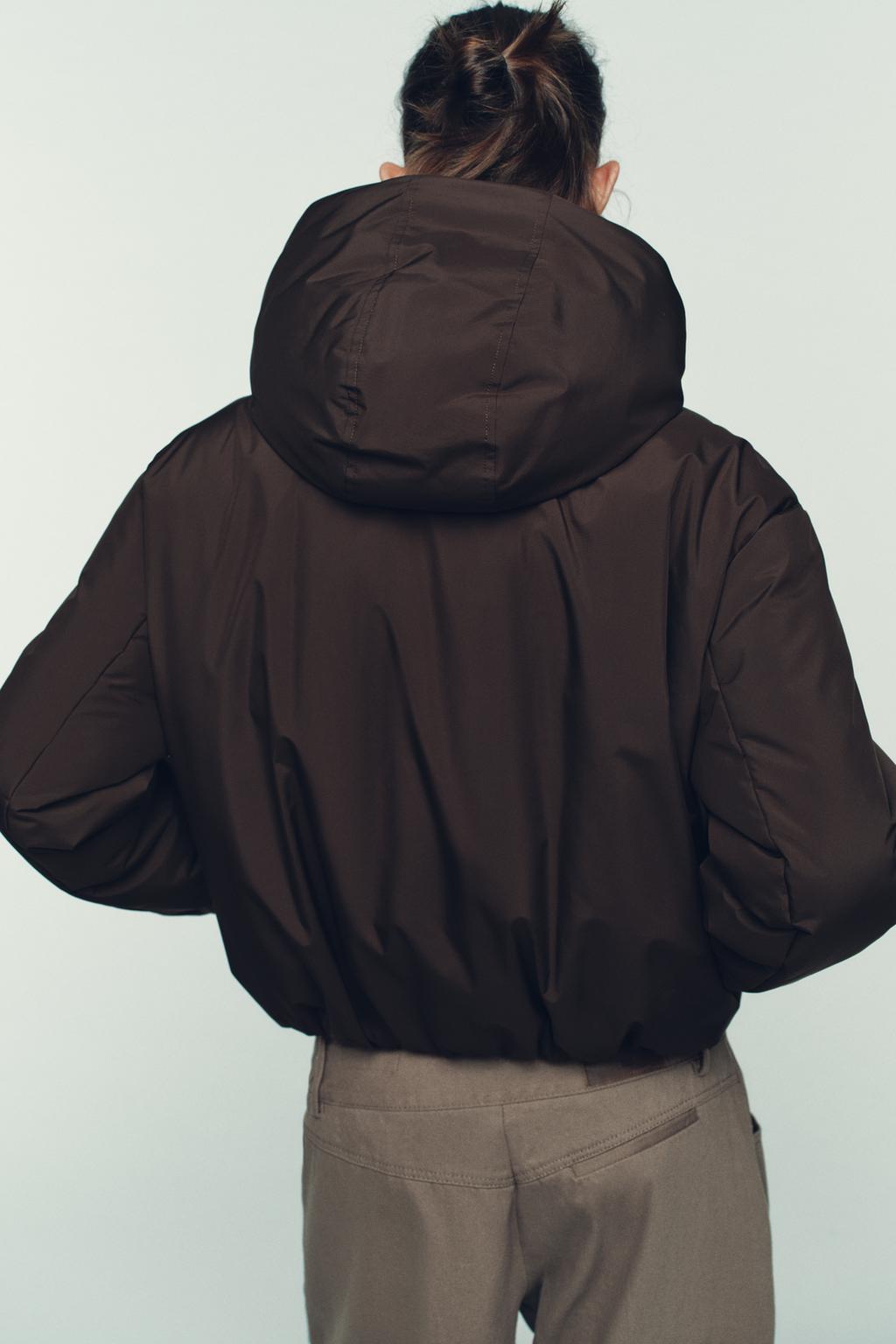 СТЕГАНЫЙ АНОРАК С КАПЮШОНОМ WATER REPELLENT WINDPROOF