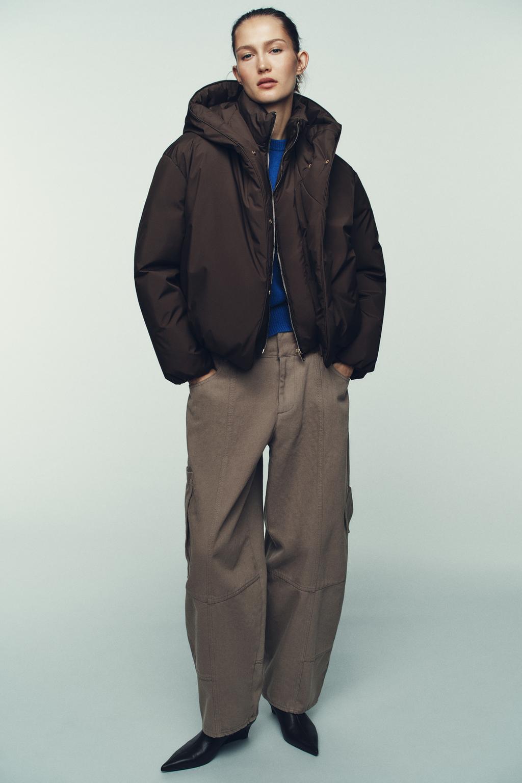 СТЕГАНЫЙ АНОРАК С КАПЮШОНОМ WATER REPELLENT WINDPROOF