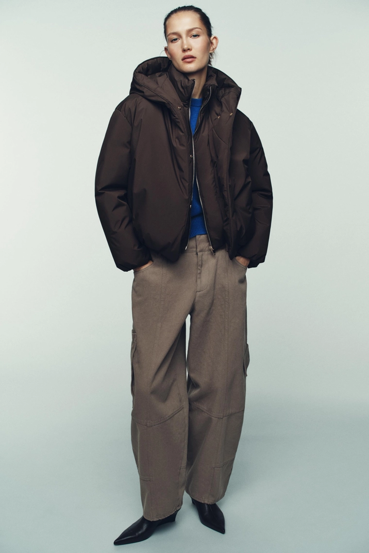 Анорак-пуховик с водоотталкивающей тканью