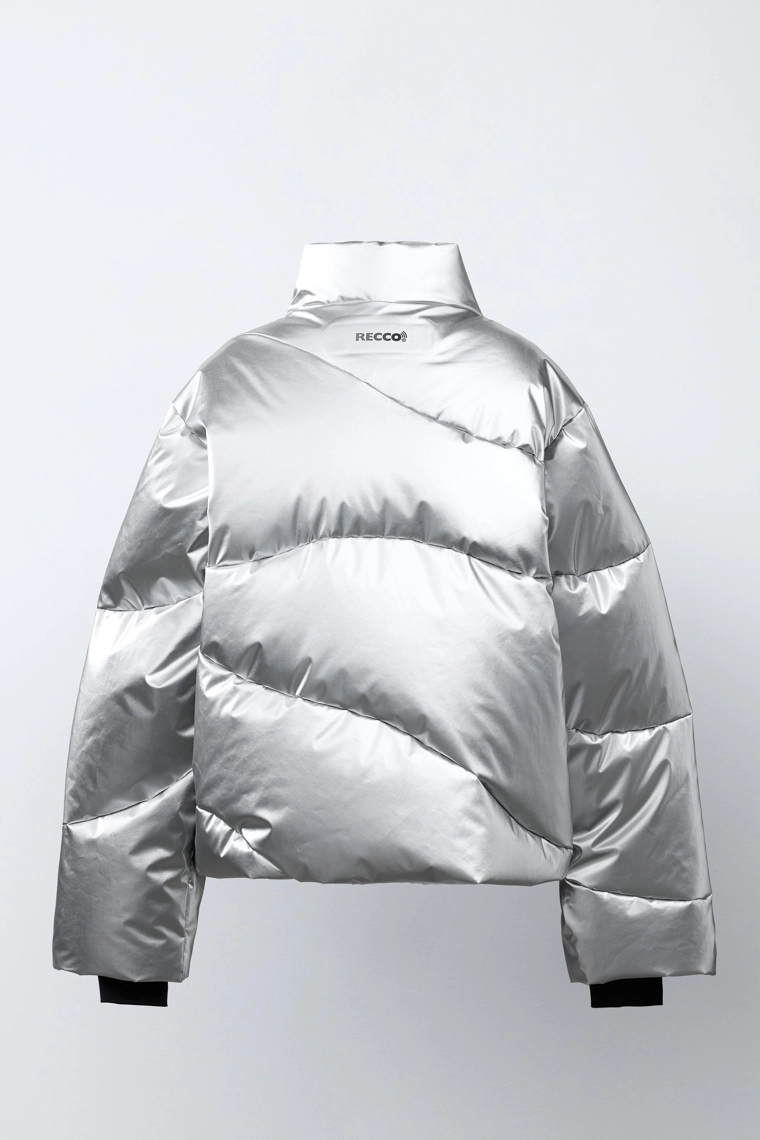 Пуховик zara с реcco® system ski collection, 80% пуха и 20% перьев, водонепроницаемый и ветрозащитный