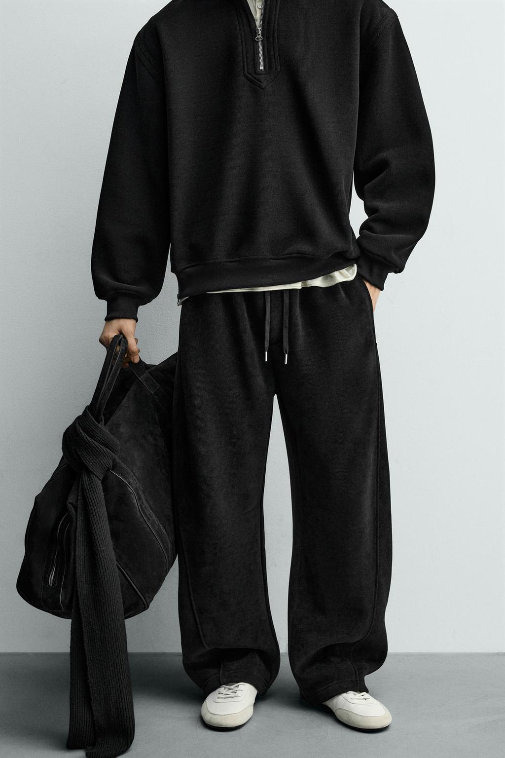 БРЮКИ BALLOON FIT ИЗ ВЕЛЬВЕТА