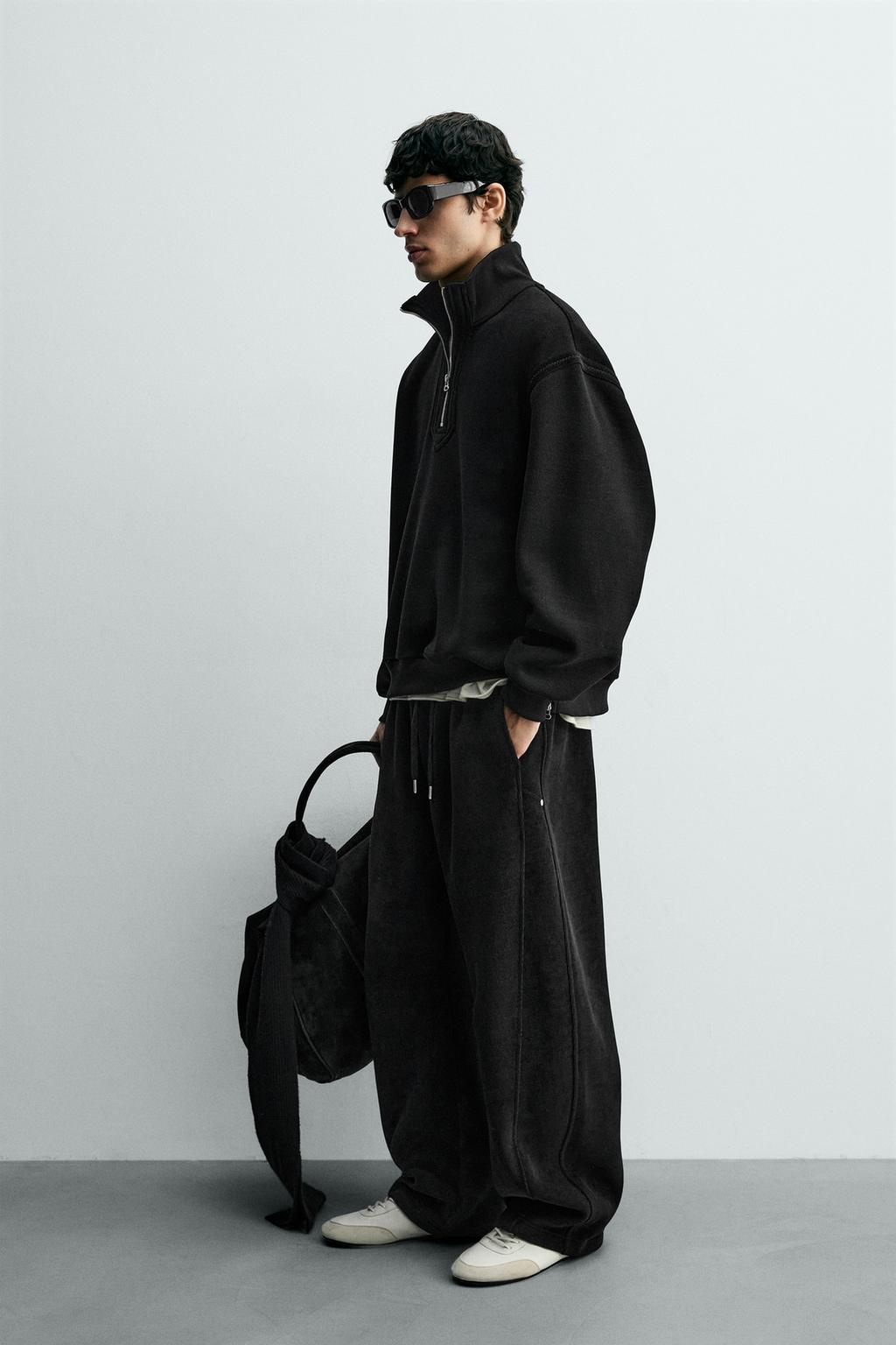 БРЮКИ BALLOON FIT ИЗ ВЕЛЬВЕТА