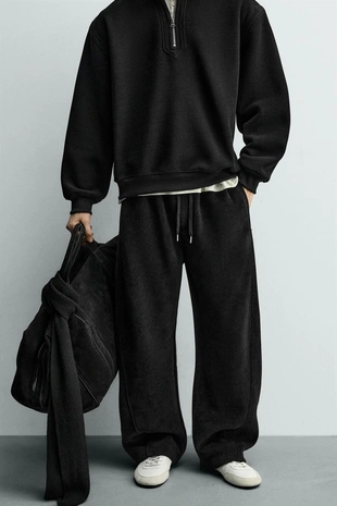 Брюки BALLOON FIT из вельвета- Заказать в России