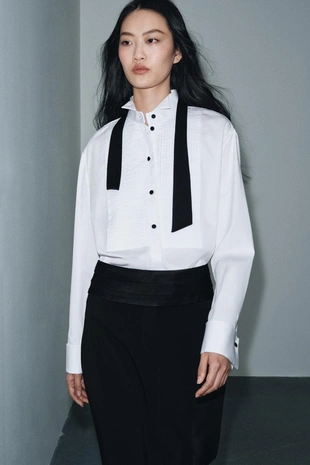 Купить Zara Рубашка-смокинг ZW LIMITED EDITION