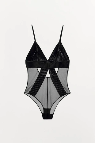 Боди из структурированной ткани- Заказать в России