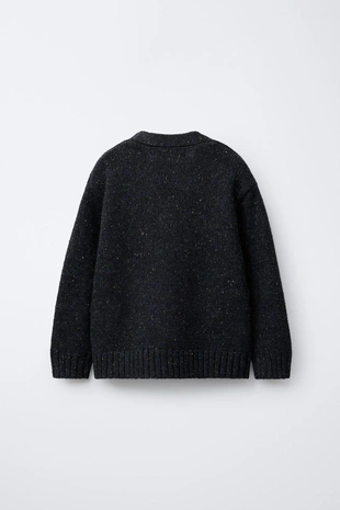 Кардиган на пуговицах с шерстью- Заказать в России