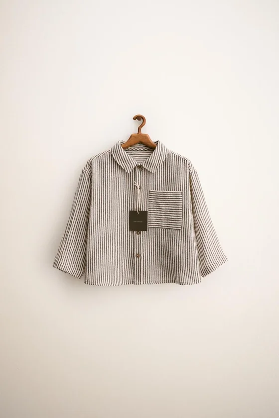 Zara «Timeless» - РУБАШКА В ПОЛОСКУ