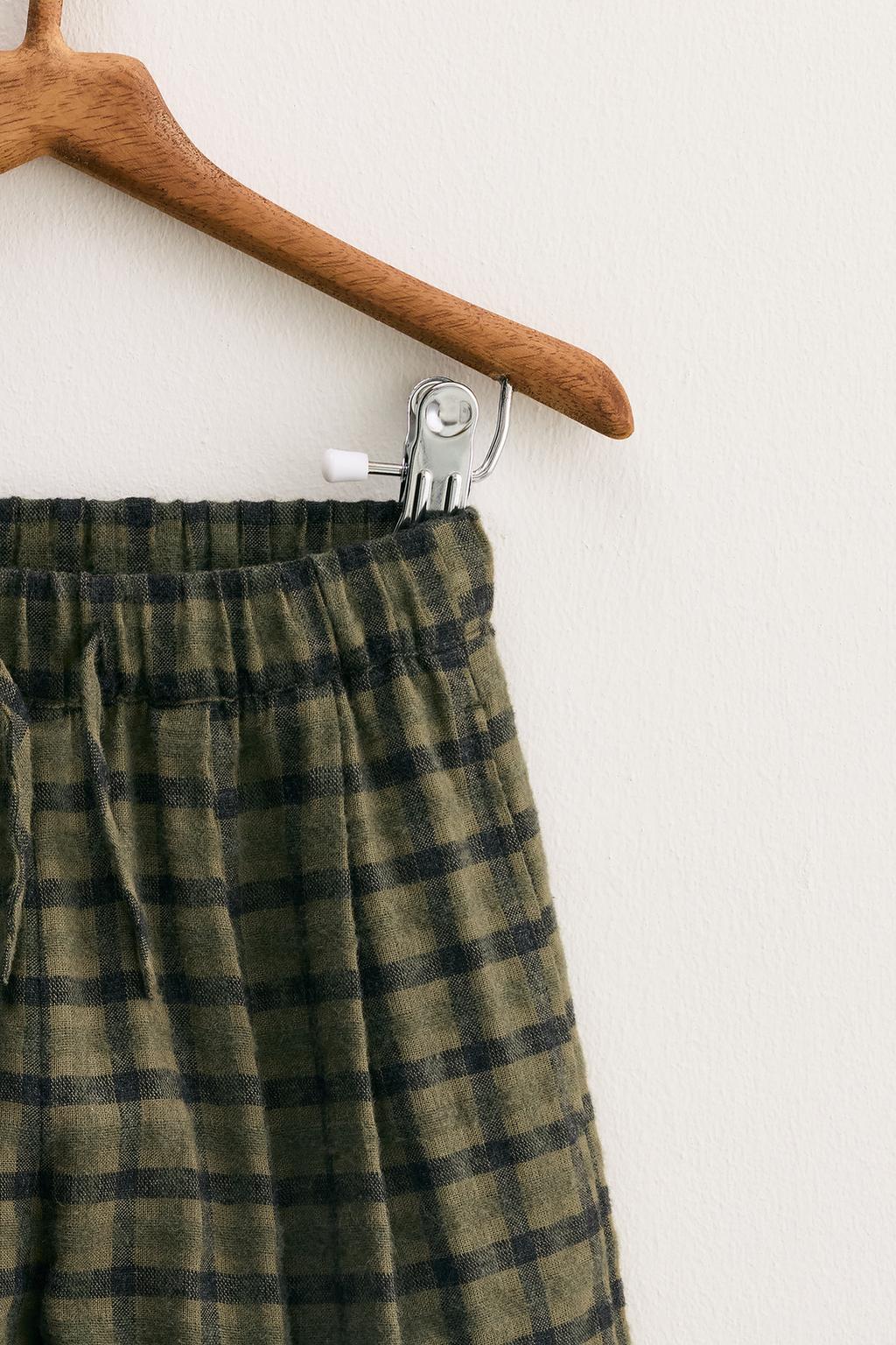 ZARA TIMELESS - БРЮКИ-БАЛЛОНЫ В КЛЕТКУ