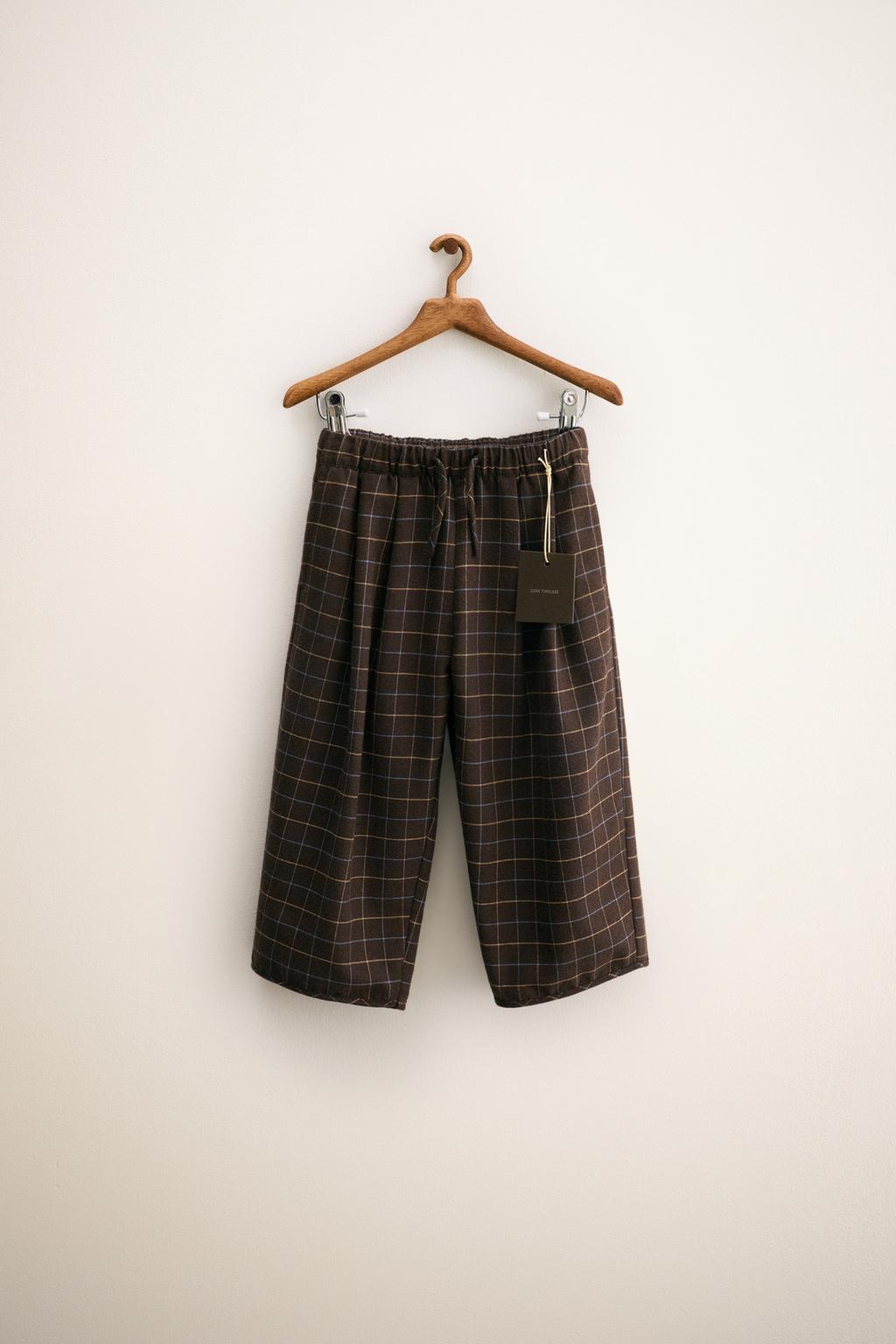 ZARA TIMELESS - БРЮКИ В КЛЕТКУ